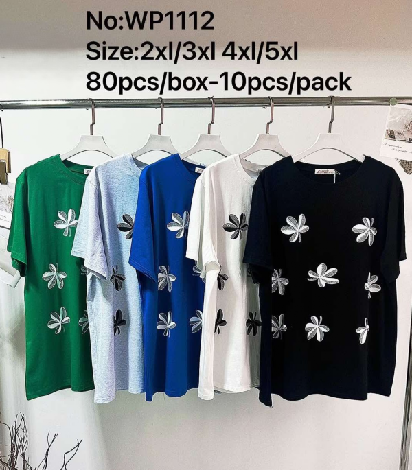 Bluzki damskie Roz XL-4XL, Mix Kolor Paczka 10 szt